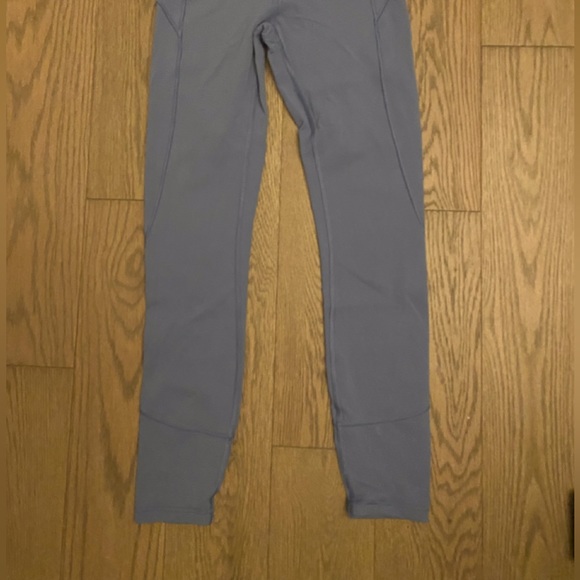 Lululemon grey/blue leggings size 4 - Picture 1 of 3